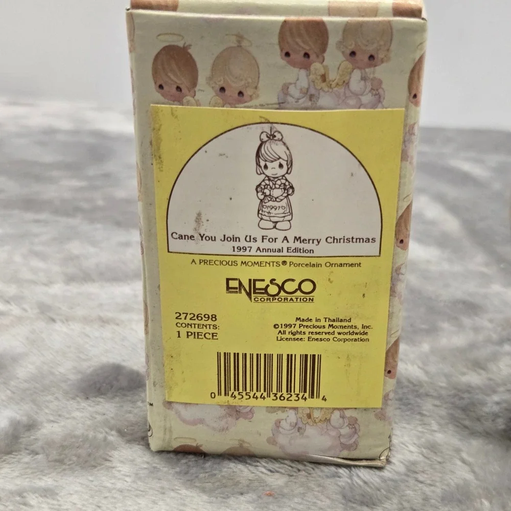 Precious Moments‎ 1997 Annual Edition Ornament Cane You Join Us 272698 Enesco